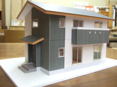 松島土佐和紙の家模型