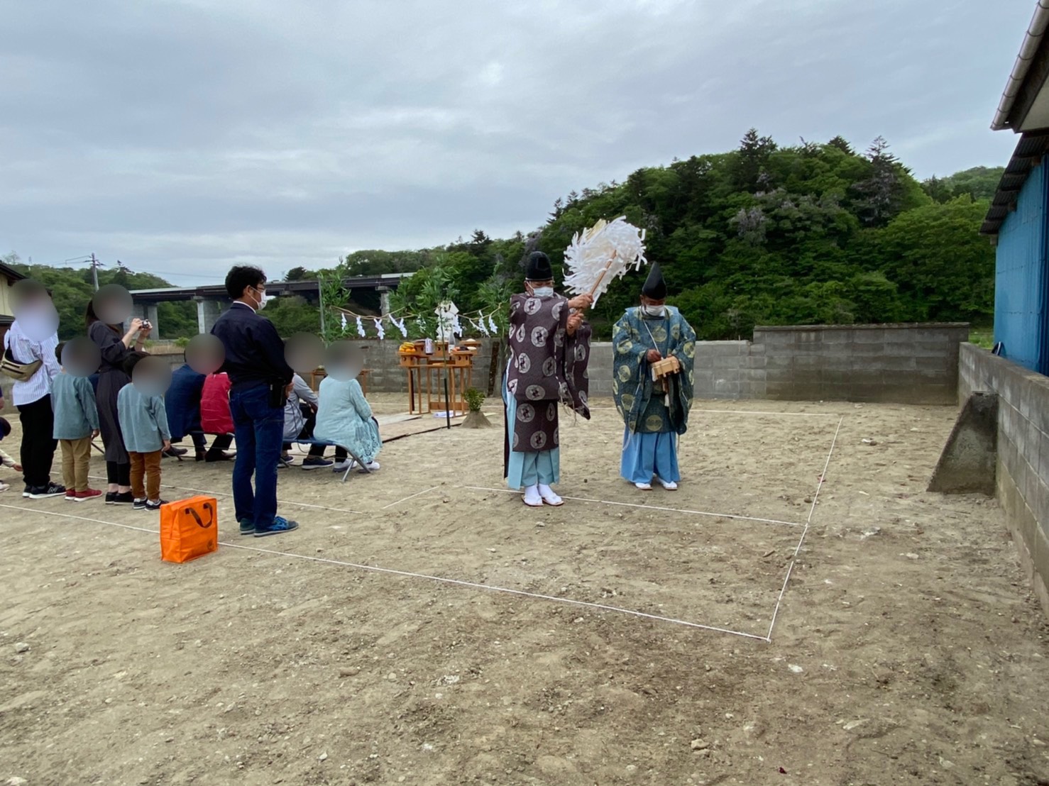松島町初原の家　地鎮祭を行いました